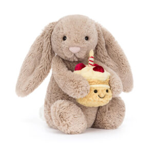 Jellycat Bashful Beige Bunney 'Birthday'