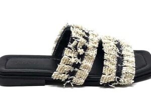 Inuikki Fringes Jeans Black